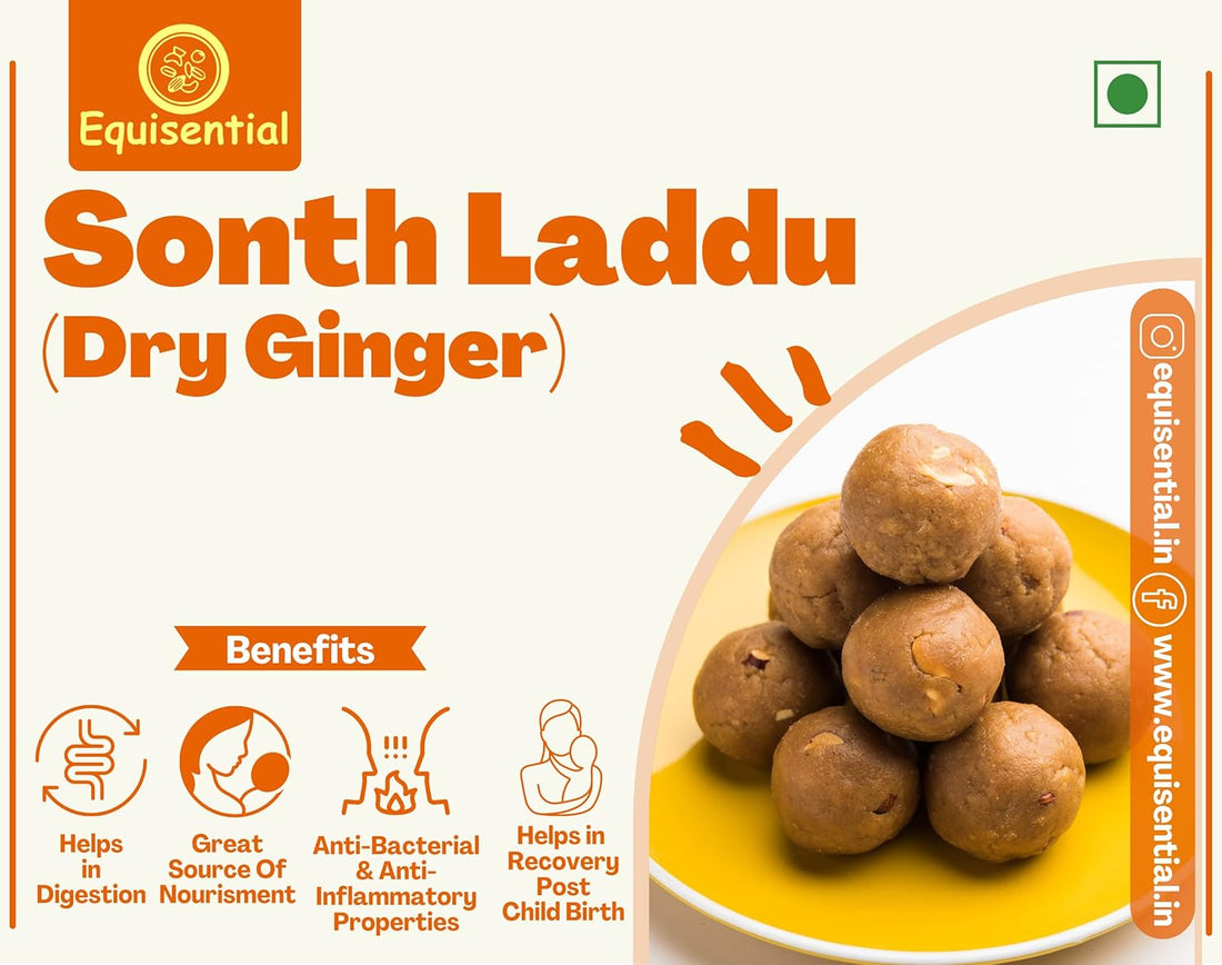 Equisential – Sonth Laddu (Dry Ginger) | Laddoo for Women after Delivery - 500GM