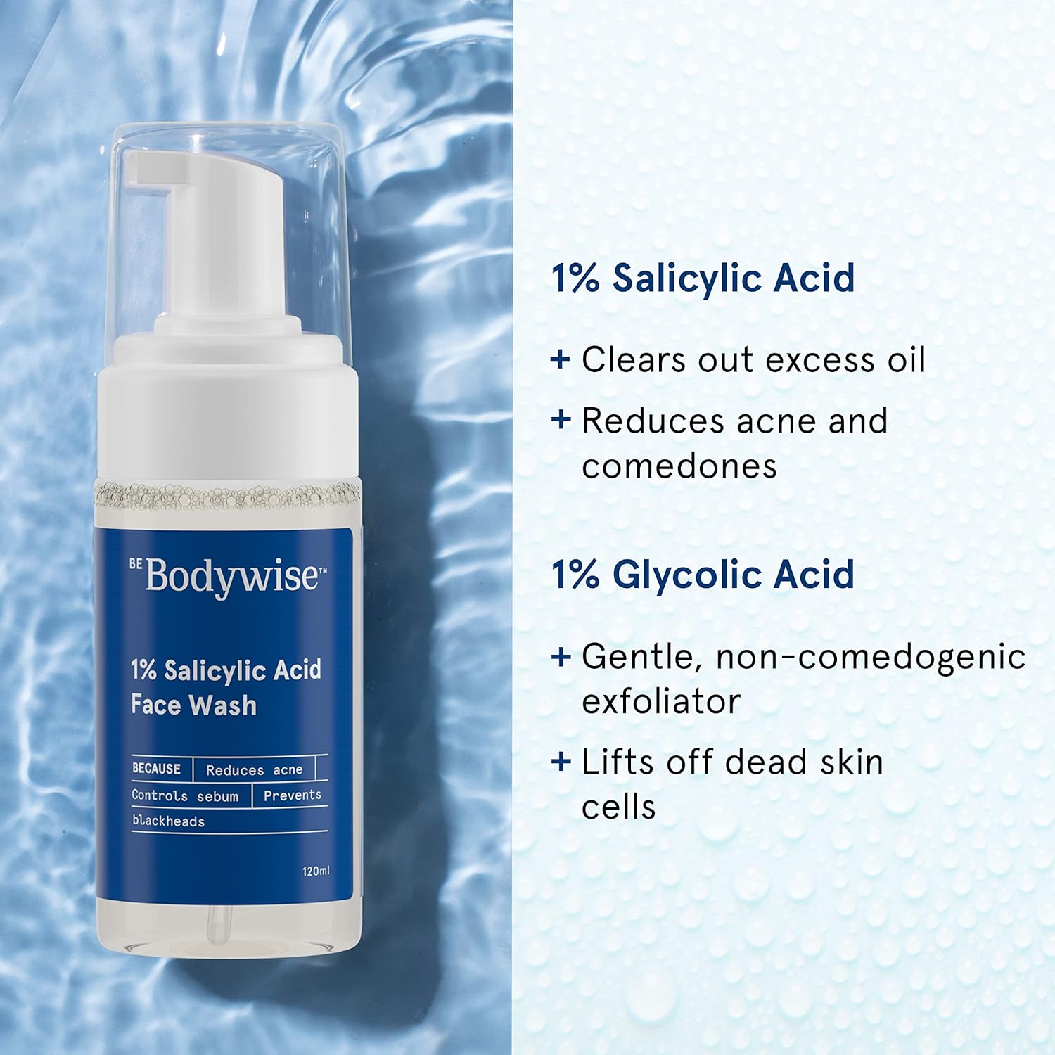 Be Bodywise 1% Salicylic Acid Oil Control Face Wash