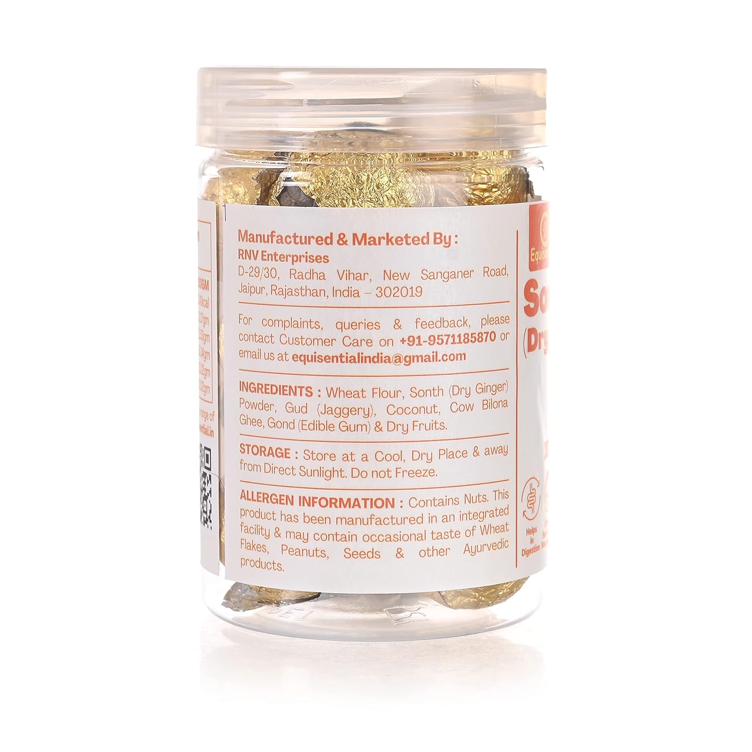 Equisential – Sonth Laddu (Dry Ginger) | Laddoo for Women after Delivery - 500GM
