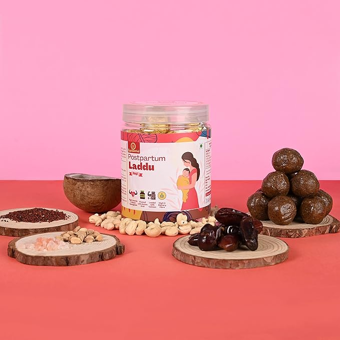 Equisential Postpartum Ragi Laddoos | Vegan &amp; Gluten-Free- 250GM