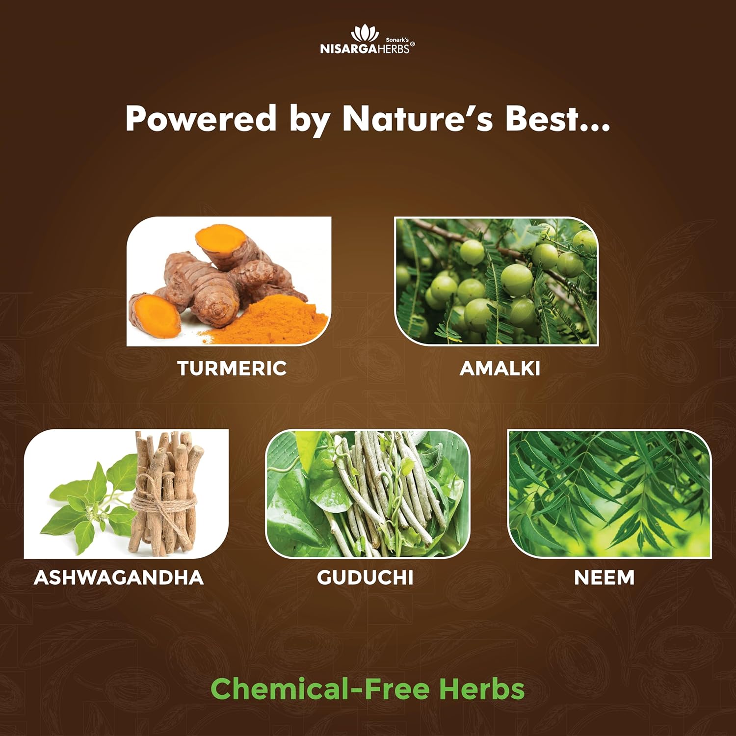 Nisarga Herbs Usha-Pack of 60