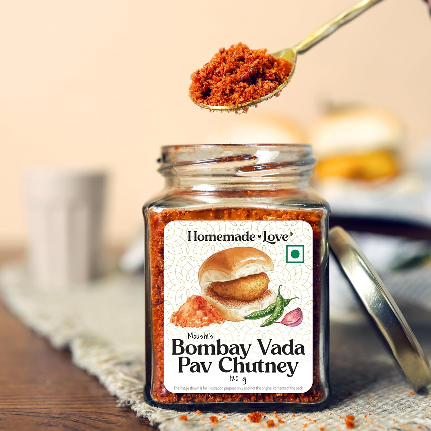 Homemade Love Bombay Vada Pav Chutney Masala Dry (120g)