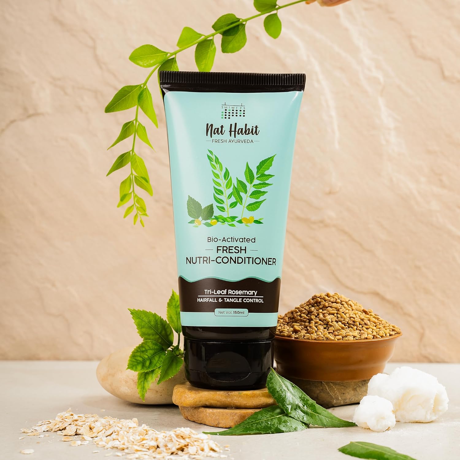 Nat Habit Trileaf Rosemary Shampoo & Conditioner Combo