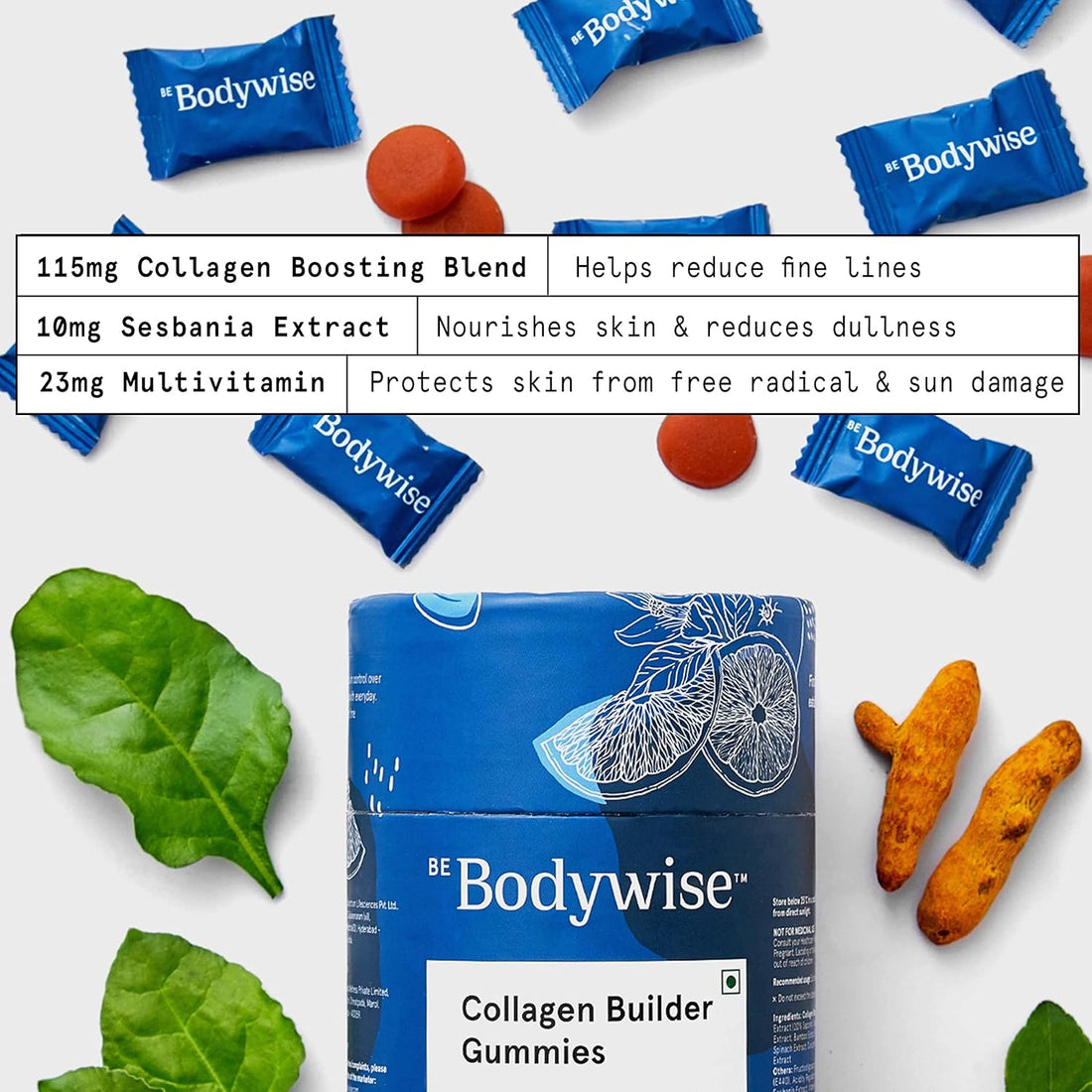 Be Bodywise Collagen Builder Gummies for Skin Regeneration