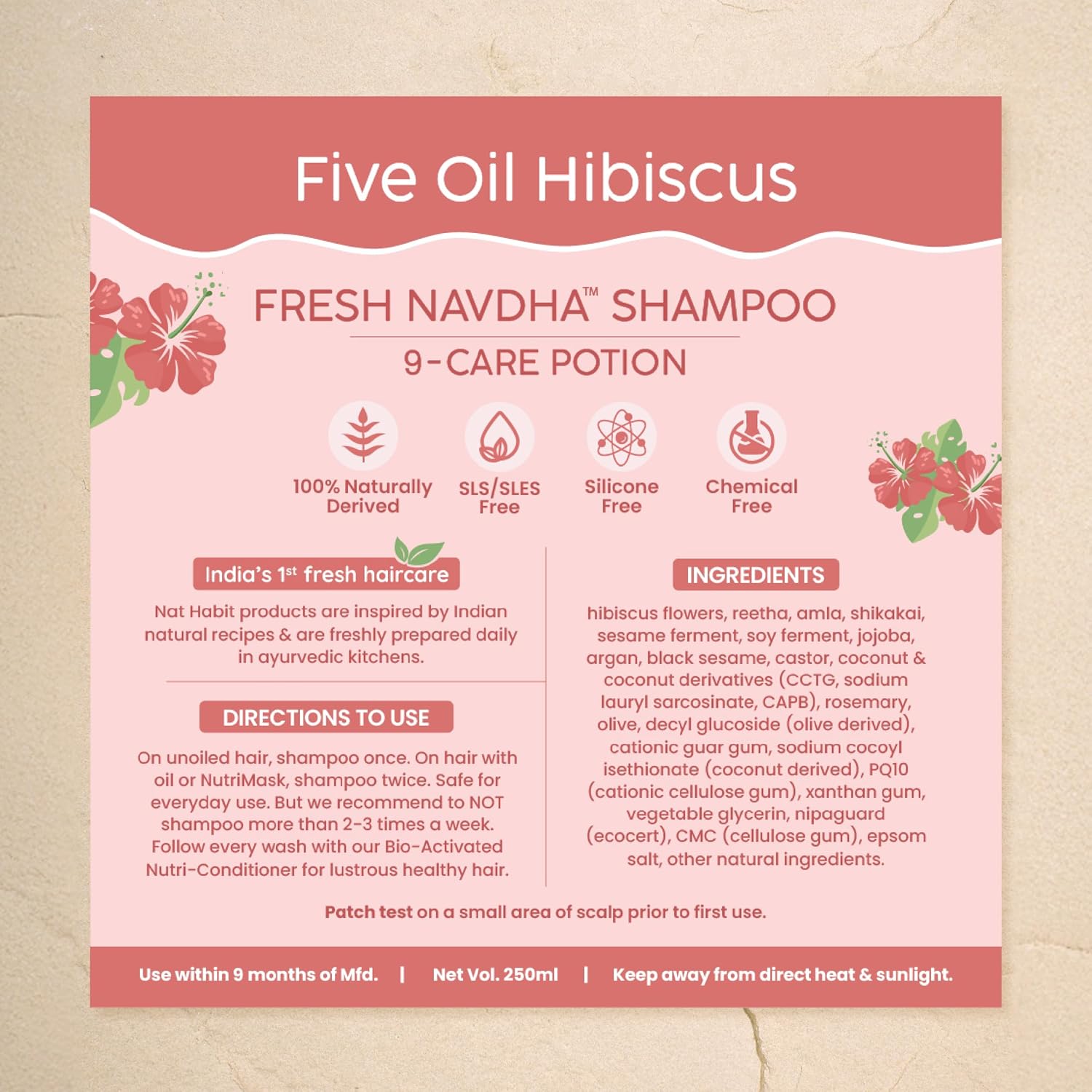 Nat Habit Hibiscus Navdha Shampoo & Conditioner