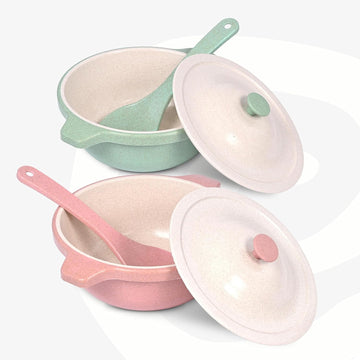 Eha Earth Friendly Serving Bowls with Lid - 1250 ml Each | Set of 2