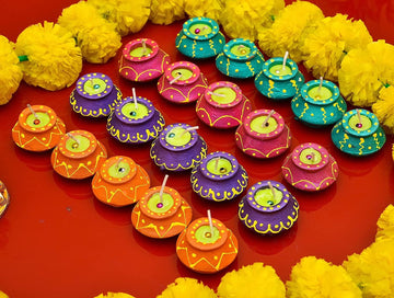 AWANI TRENDS Diwali Diya - Pack of 8