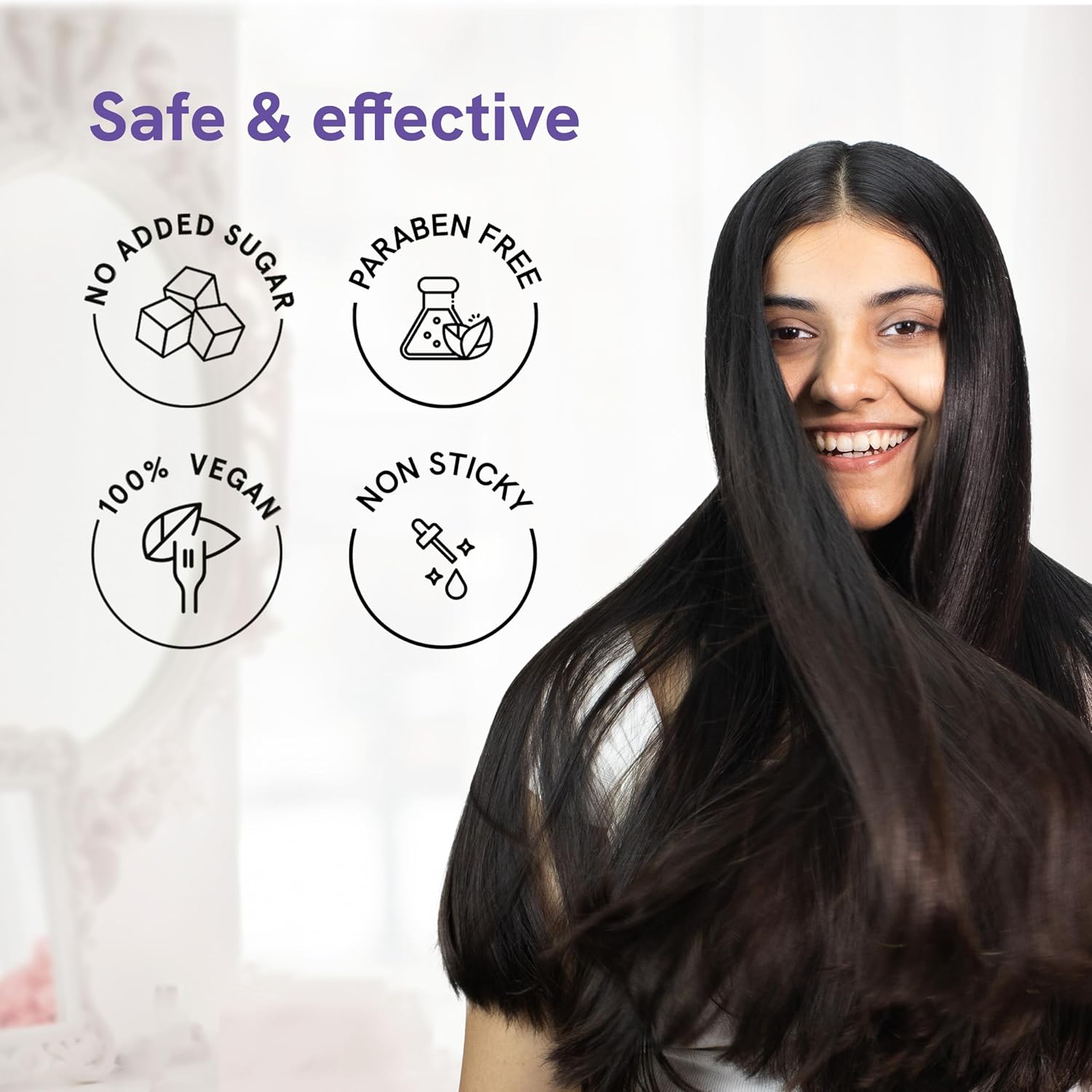 Be Bodywise Hair Growth Pack, 30 Day Pack, Biotin Hair Gummies (30 Gummies) & Rosemary Hair Growth Serum (Roll-On) 25Ml