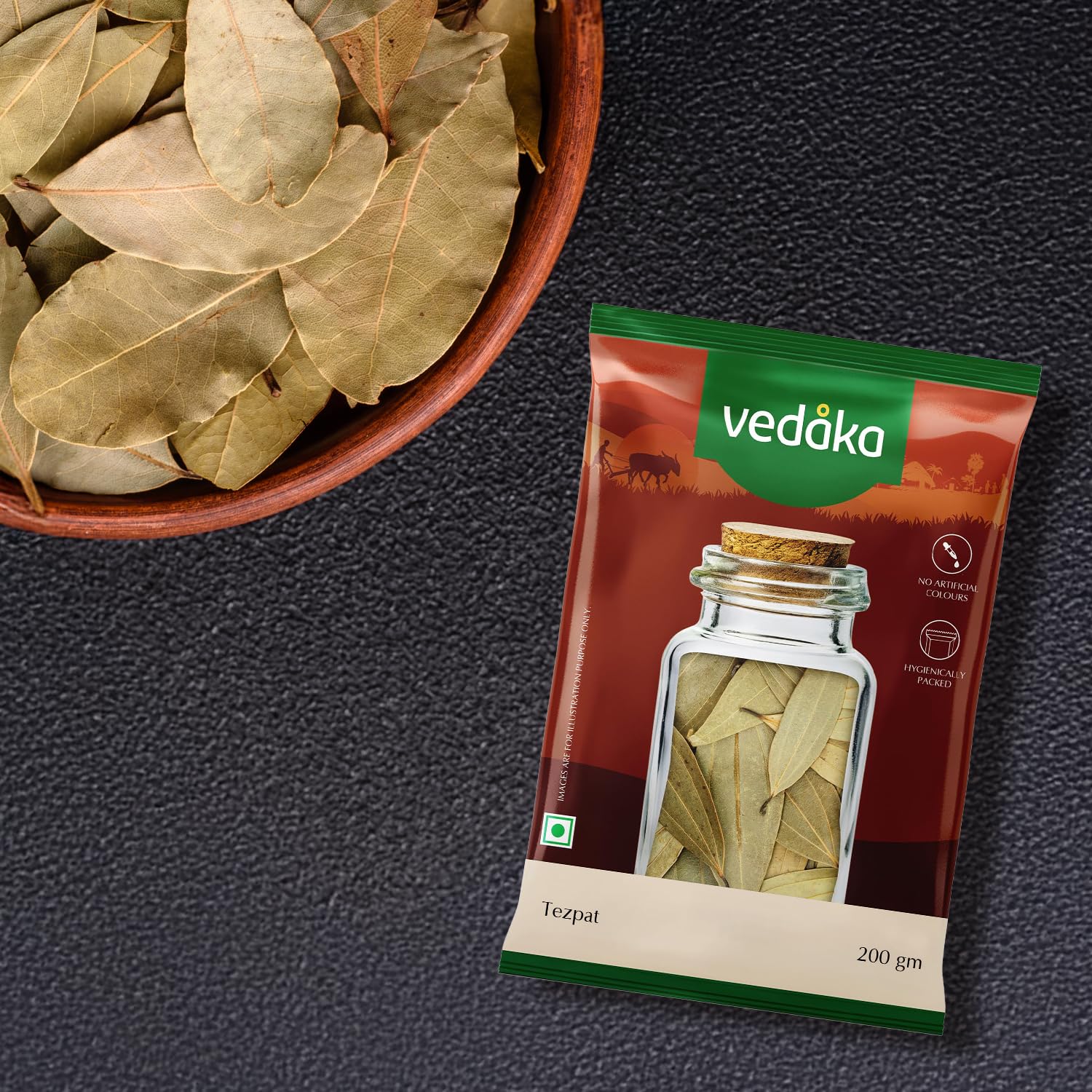 Vedaka Tejpat | 100 G | Dried Whole Leaves
