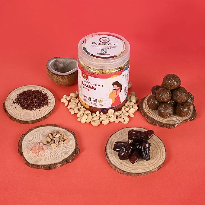 Equisential Postpartum Ragi Laddoos | Vegan &amp; Gluten-Free- 250GM