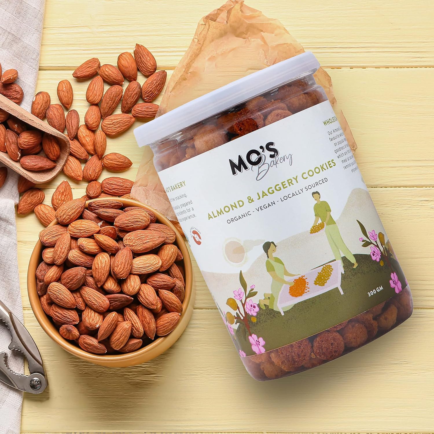 Mo's Almond & Jaggery Cookies