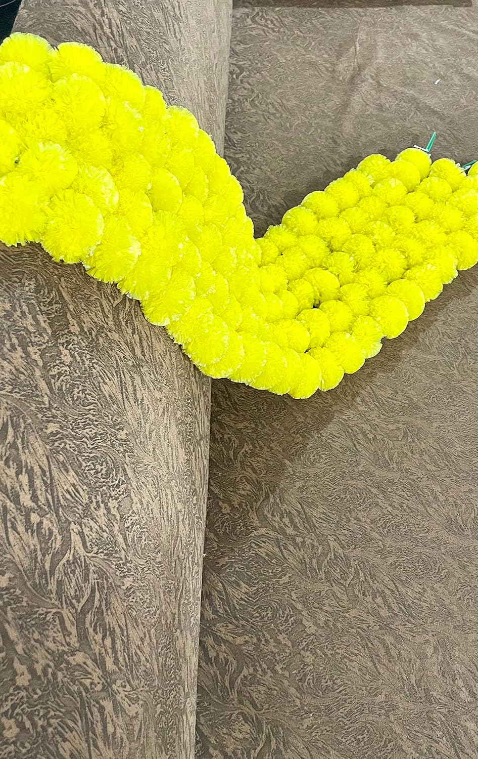SPHINX Artificial Marigold Fluffy Flowers Garlands