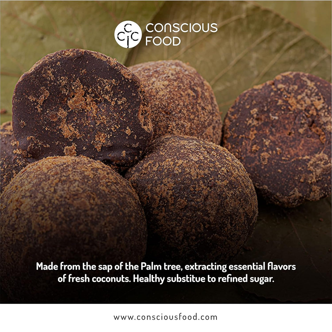 Conscious Food Palm Jaggery - 100% Natural - 500g