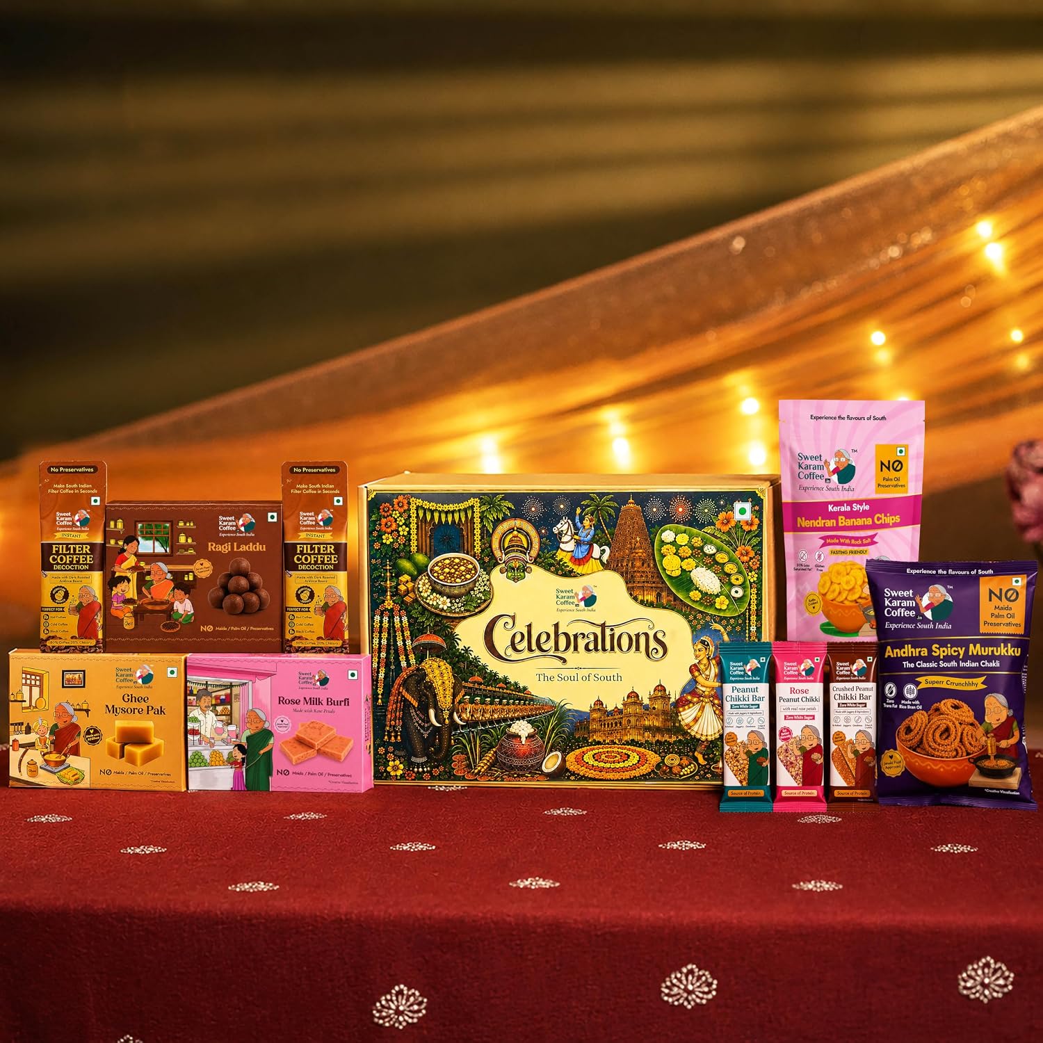 Sweet Karam Coffee The Soul of South India Rakhi Gift Hamper