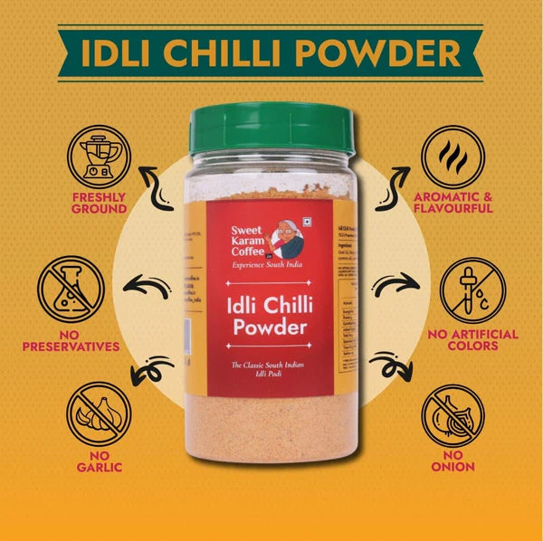 Sweet Karam Coffee - Idli Powder (Chilli Gun powder) - 180 Grams