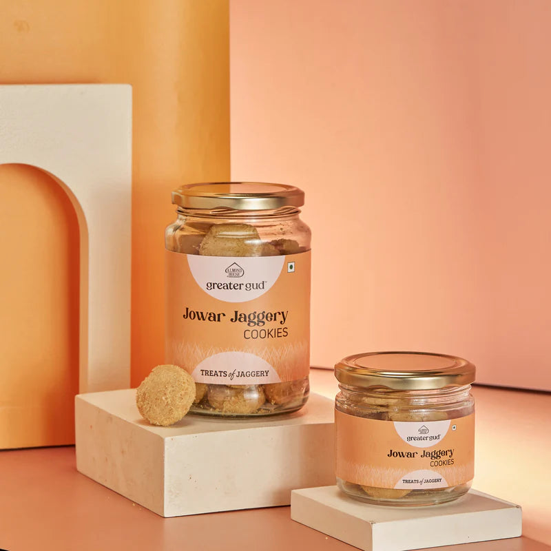 Almond House Jowar Jaggery Cookies - 250 Grams