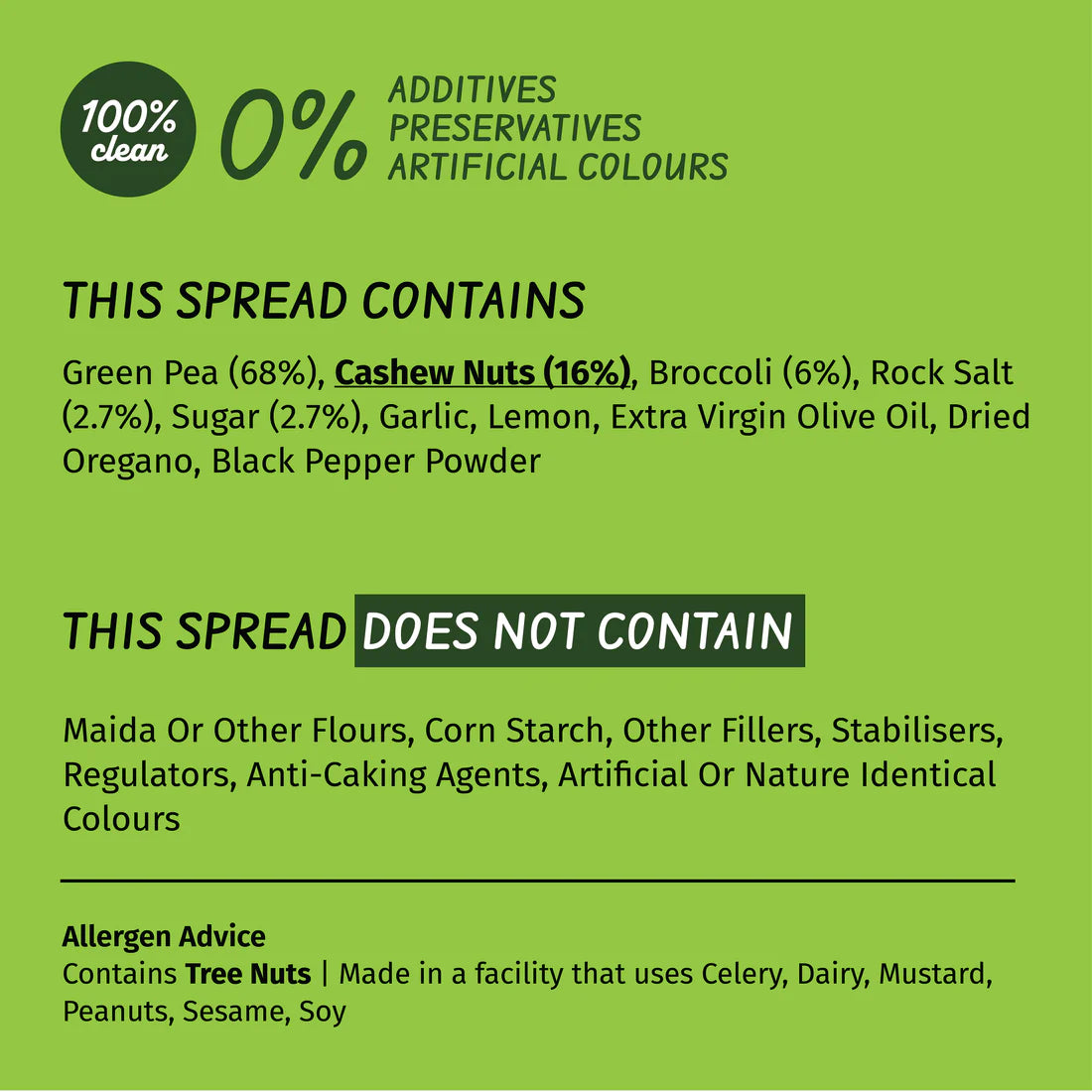 Simplify Foods Broccoli & Green Pea Spread - 30g