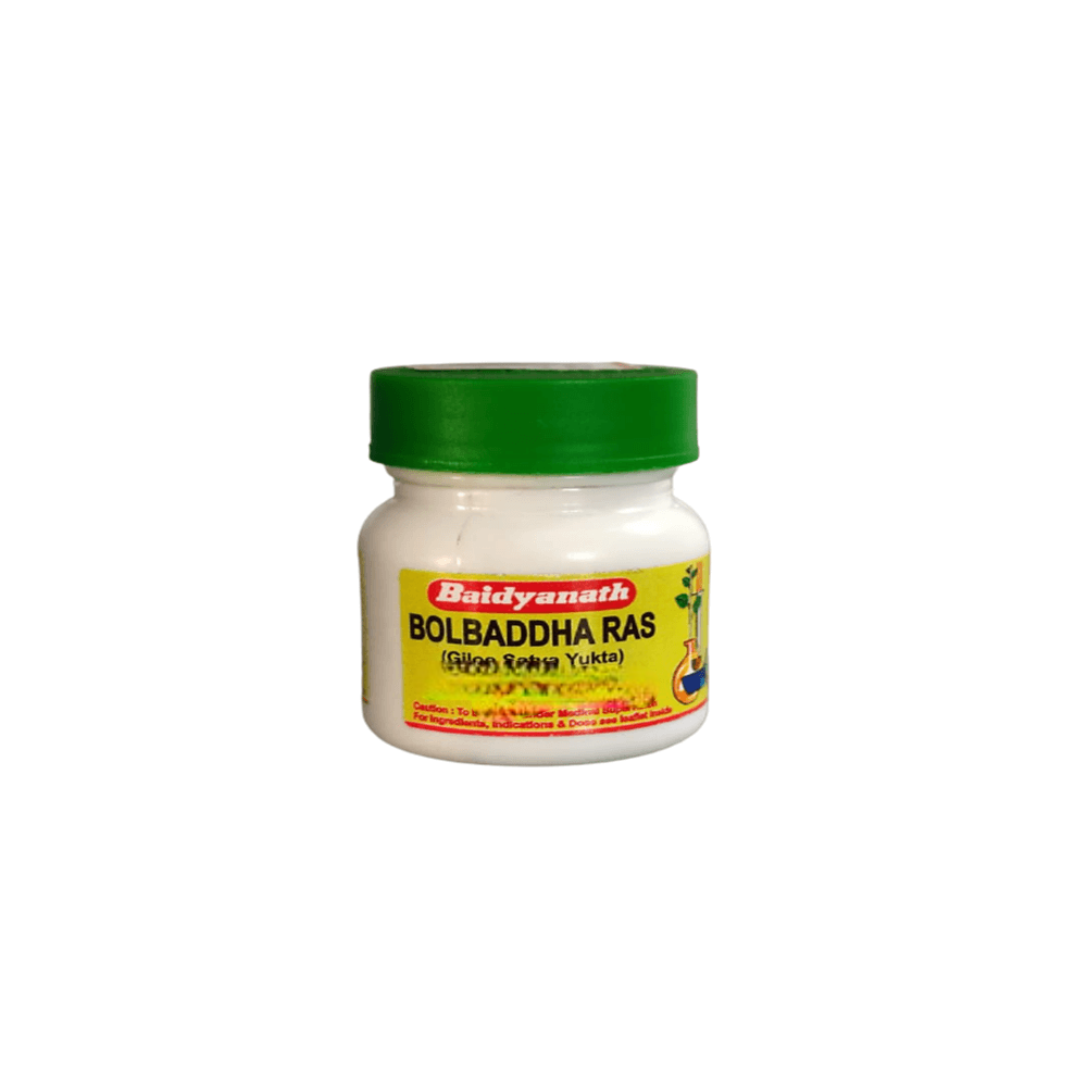 Baidyanath Bolbaddha Ras front of pack
