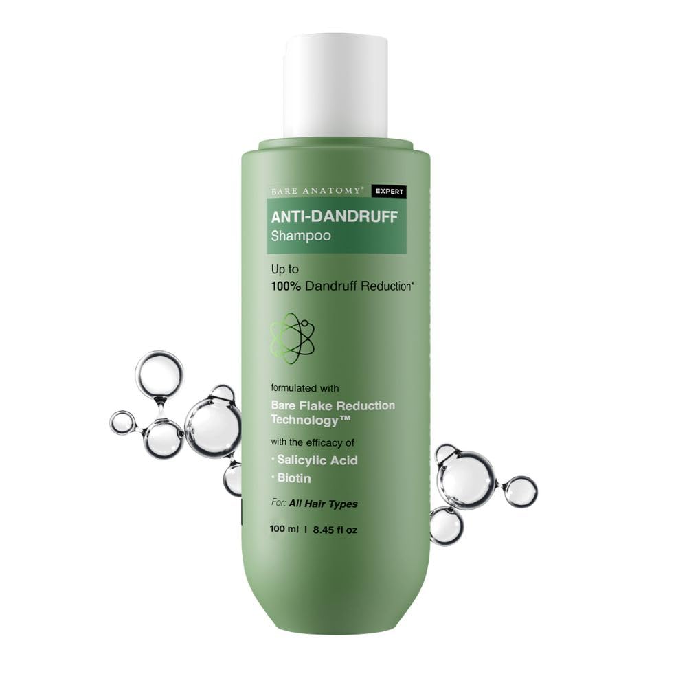 Bare Anatomy Anti-Dandruff Shampoo 100ml | Flake-Free Hair