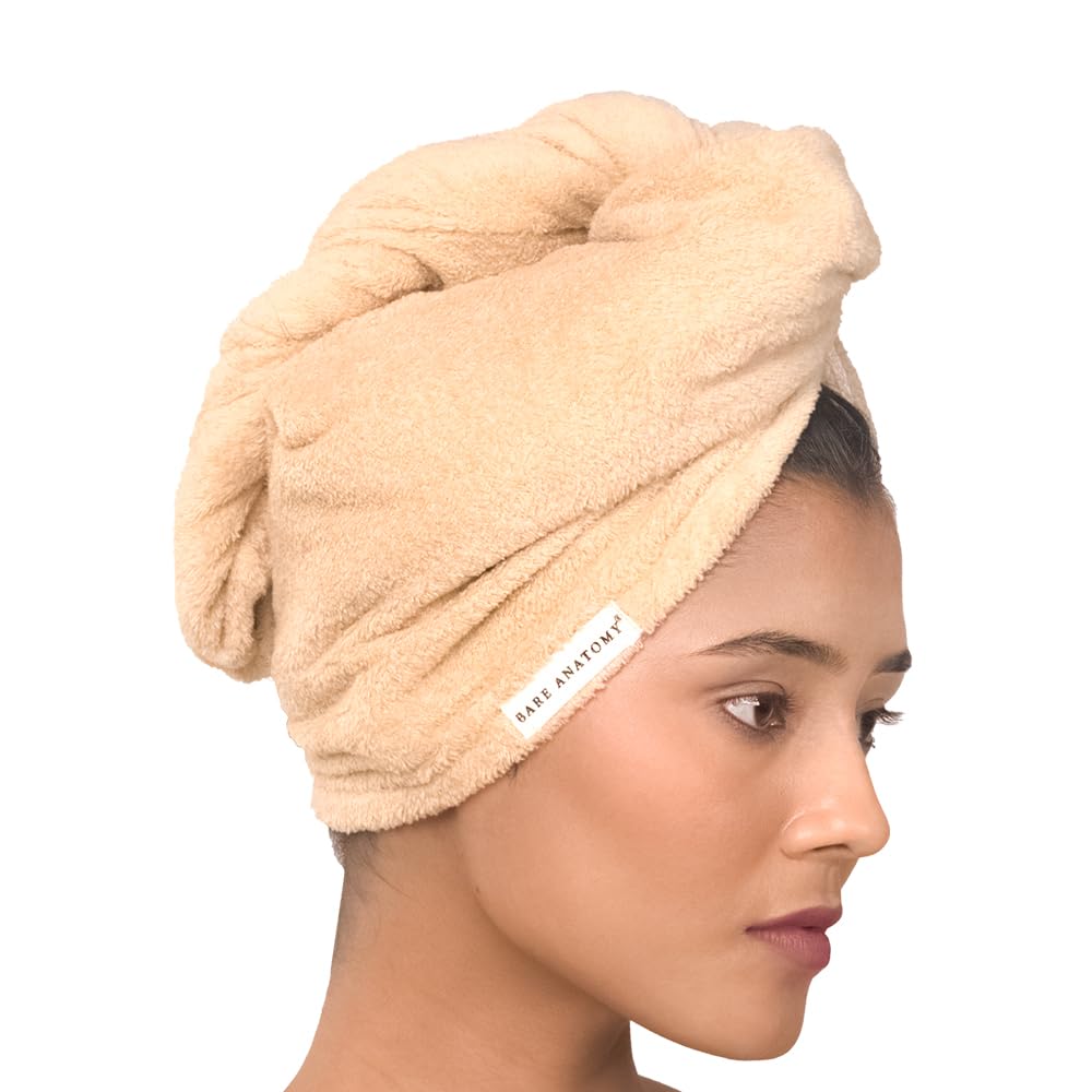 Bare Anatomy Microfiber Hair Wrap | Fast Drying Towel