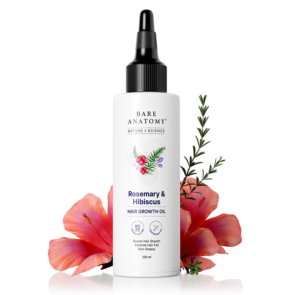 Bare Anatomy Rosemary Hibiscus Hair Growth Oil 100ml