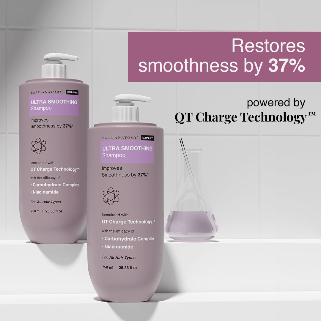 Bare Anatomy Ultra Smoothing Shampoo – Dry & Frizzy Hair 750ml