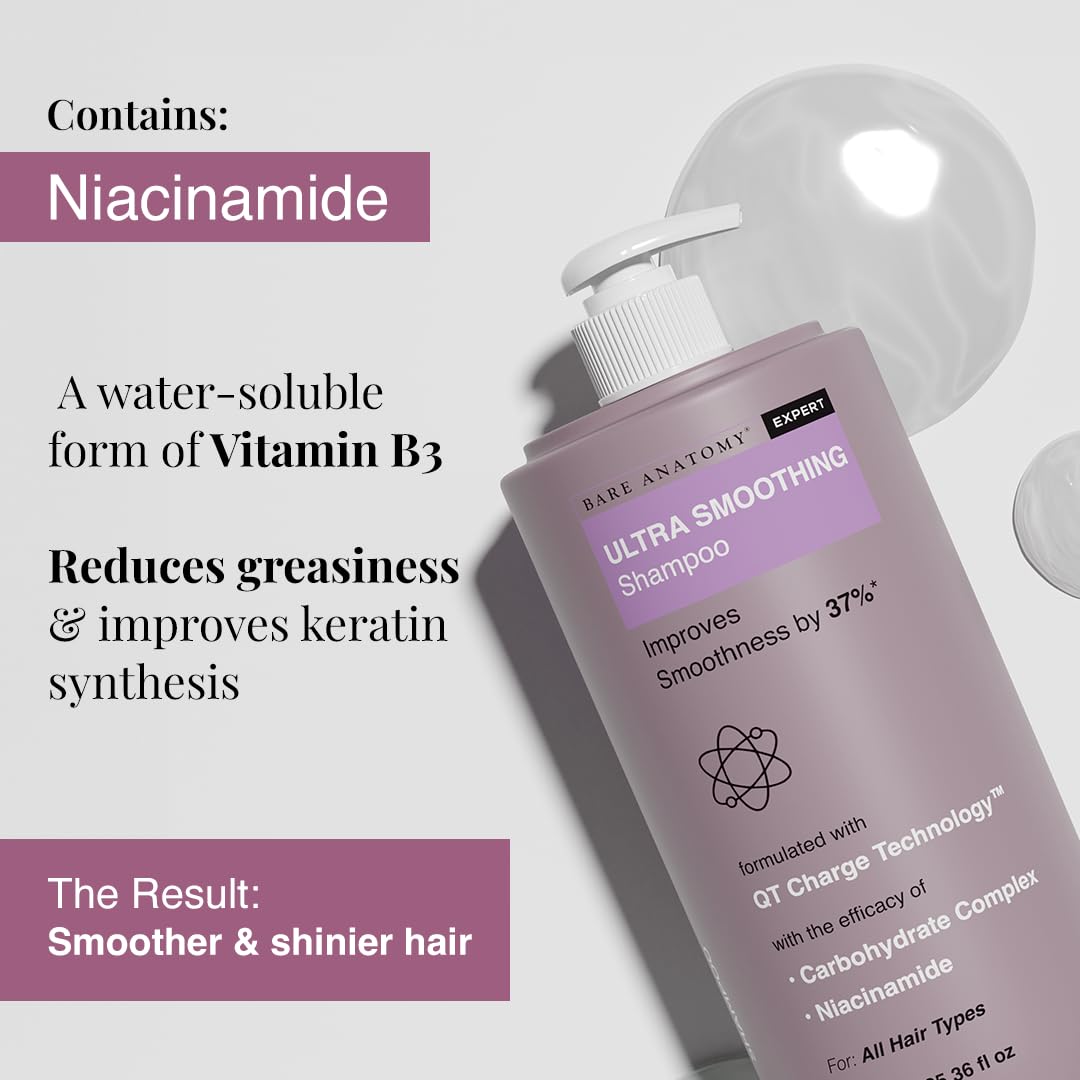 Bare Anatomy Ultra Smoothing Shampoo – Dry & Frizzy Hair 750ml