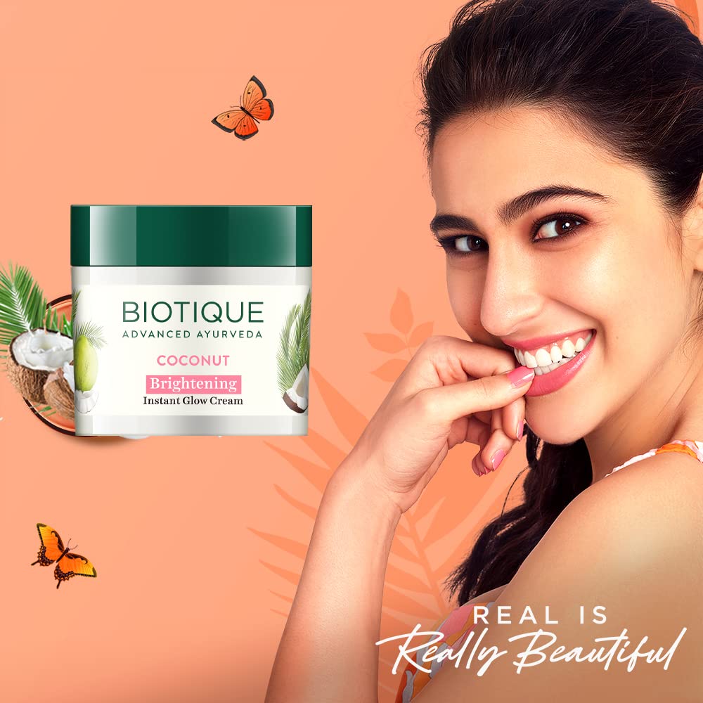 Biotique Coconut Brightening Glow Cream – 50g