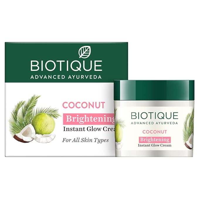 Biotique Coconut Brightening Glow Cream – 50g