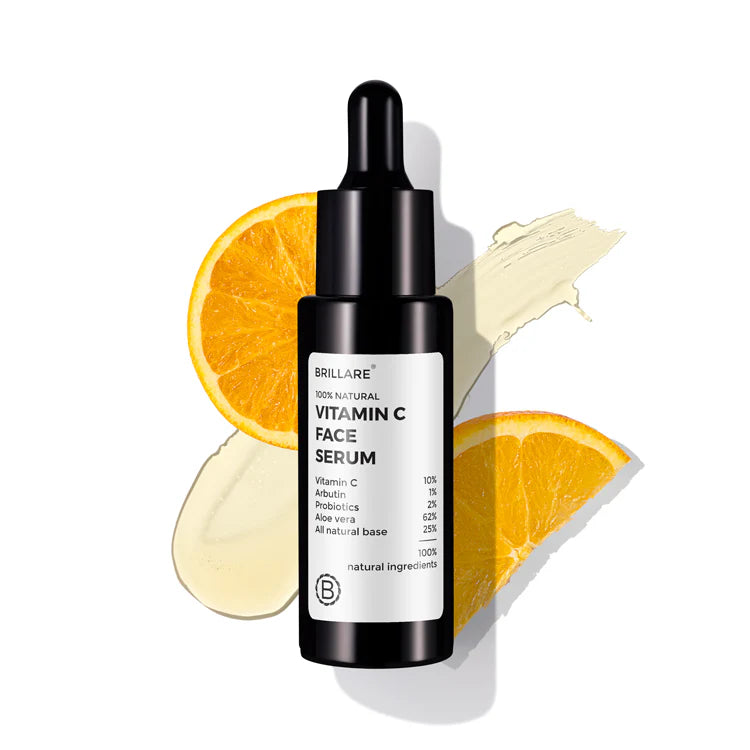 BRILLARE 10% Vitamin C Face Serum for Bright, Glowing Skin Face Serum 30 ml