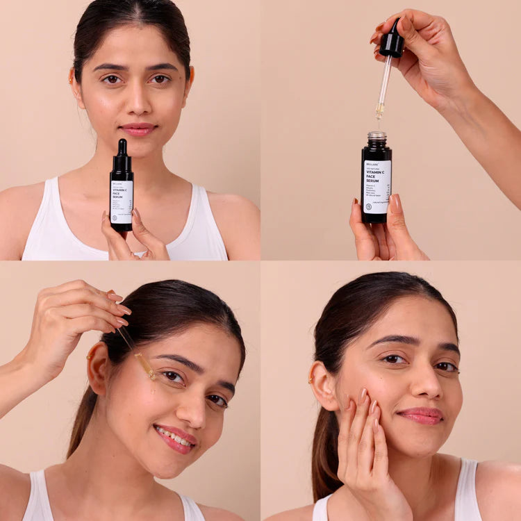 BRILLARE 10% Vitamin C Face Serum for Bright, Glowing Skin Face Serum 30 ml