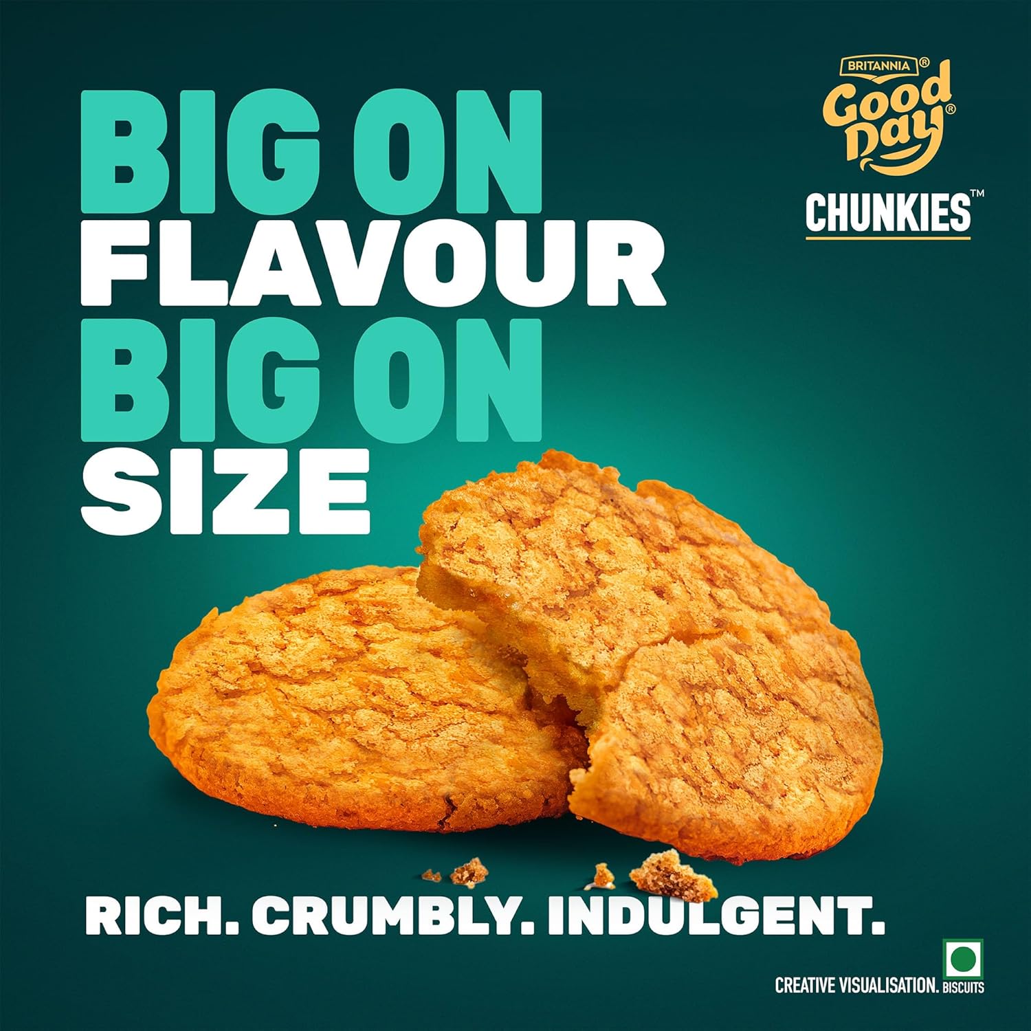 Britannia Good Day Chunkies Tropical Coconut Cookies, 100 g
