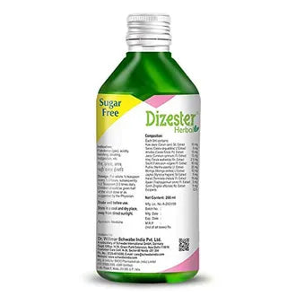 Dr.Willmar Schwabe Dizester Herbal Sugar Free Degestive Tonic, 200 ml