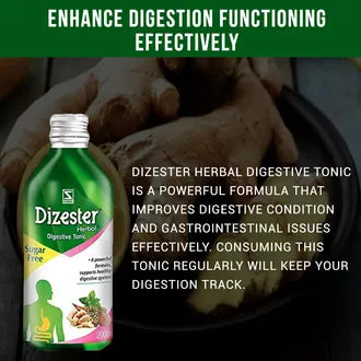 Dr.Willmar Schwabe Dizester Herbal Sugar Free Degestive Tonic, 200 ml