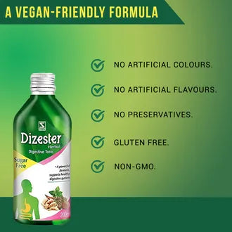Dr.Willmar Schwabe Dizester Herbal Sugar Free Degestive Tonic, 200 ml