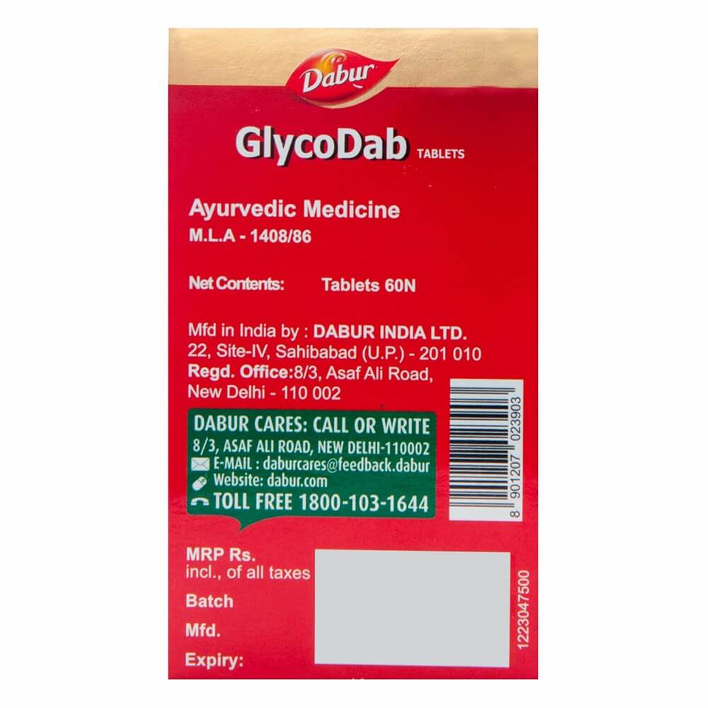Dabur Glycodab Ayurvedic Tablet