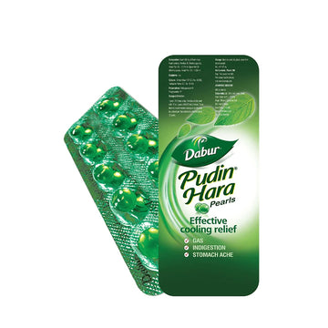 Dabur Pudin Hara Pearls Capsules -10 Caps - Pack of 4