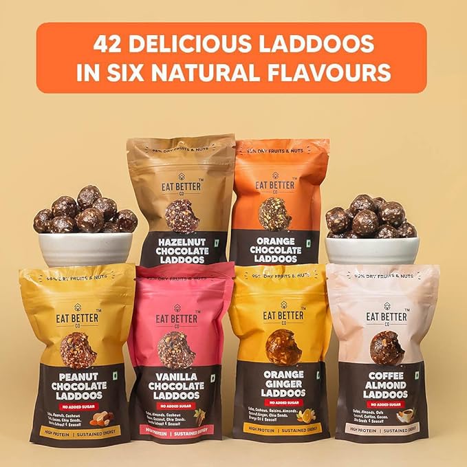 EAT BETTER CO - Assorted Healthy Laddoos