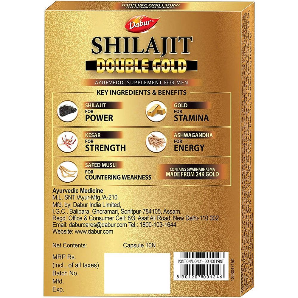 Dabur Sj Double Gold Capsules -10 caps