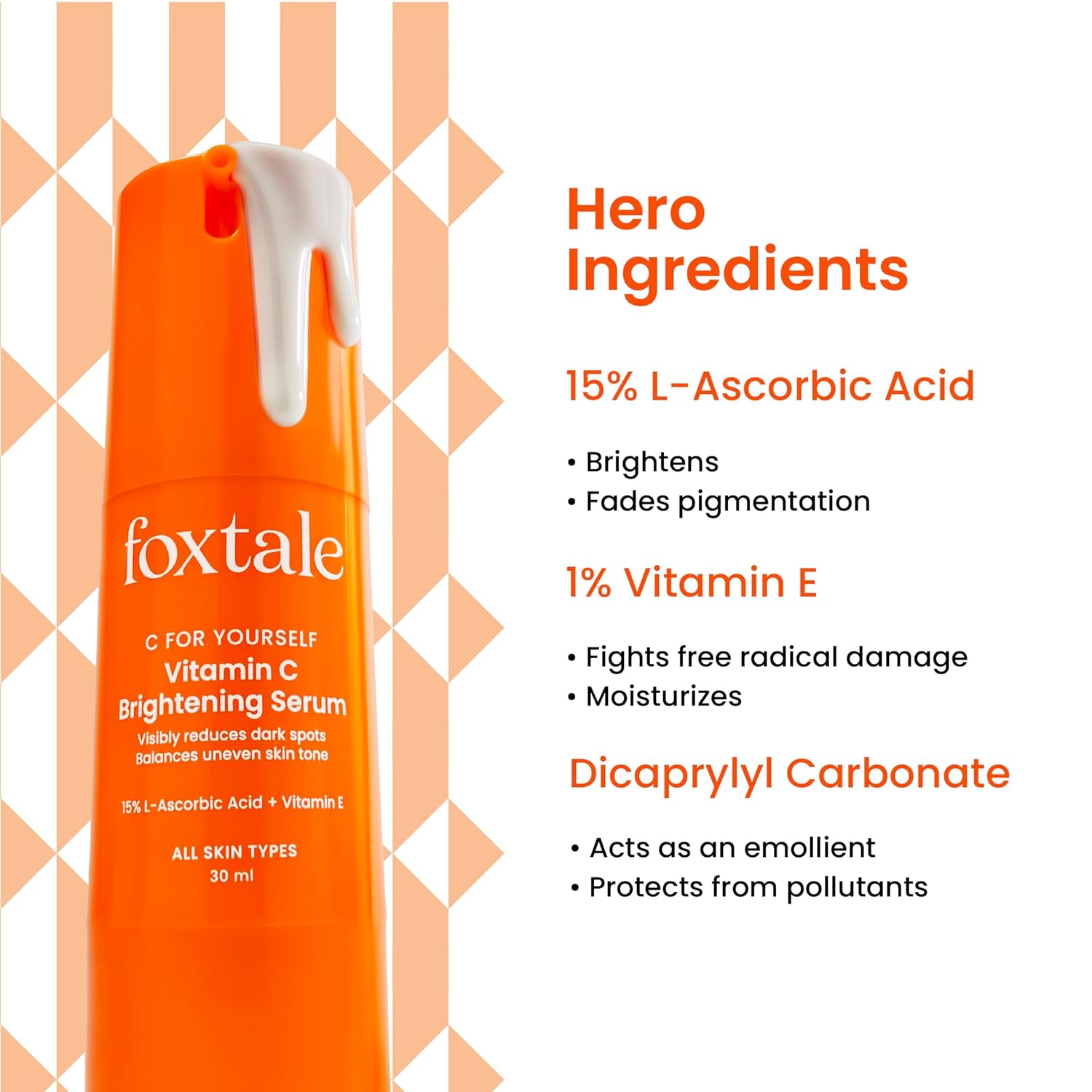 Foxtale 15% Vitamin C Serum with Vitamin E