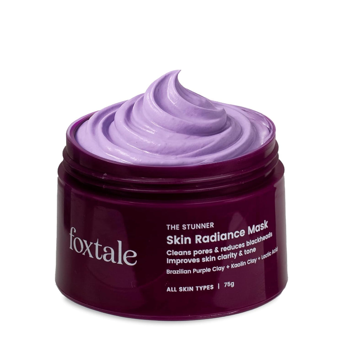 Foxtale De-Tan Face Mask with Lactic Acid for Glowing Skin