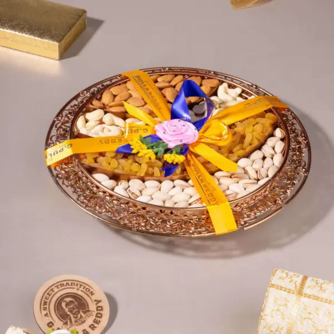 G Pulla Reddy Dry Fruit Royal Plate - 350 grams