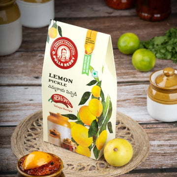 G Pulla Reddy Lemon Pickle Pouch - 400g