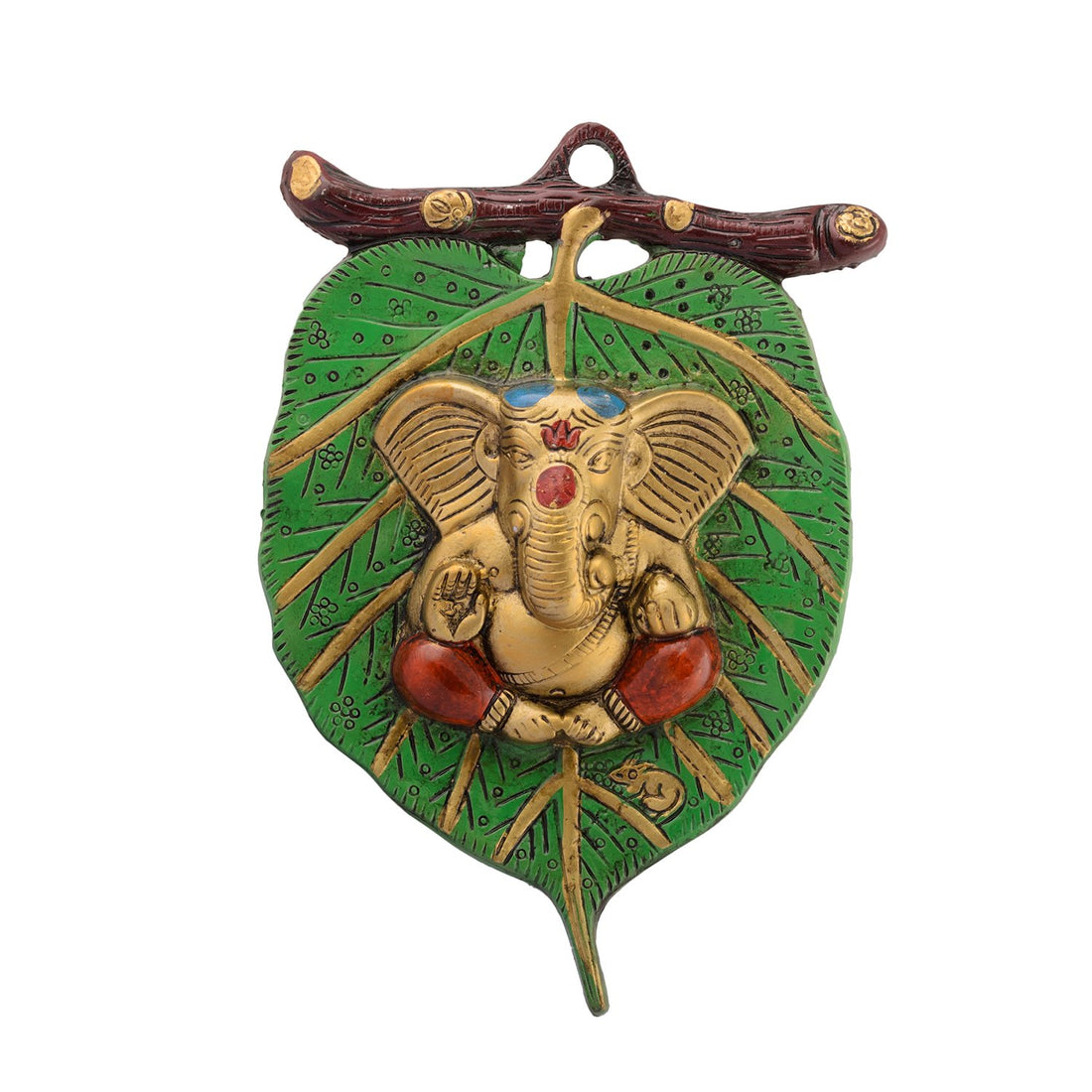 Golden Lord Ganesha Wall Hanging