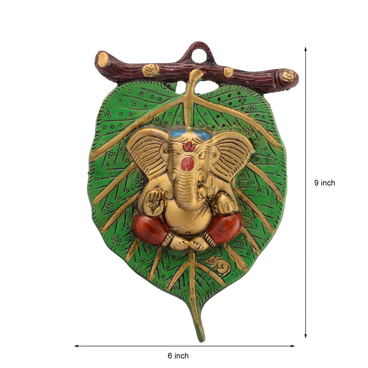 Golden Lord Ganesha Wall Hanging3