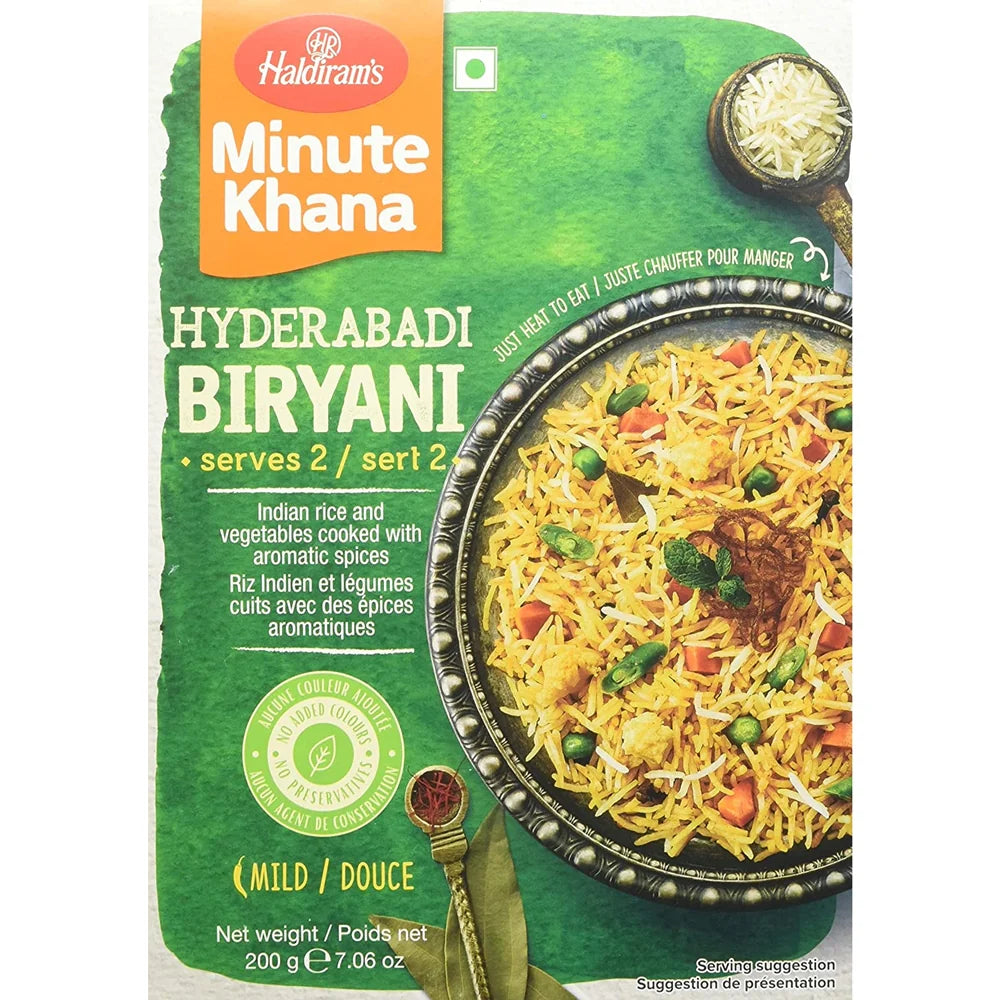 Haldiram's Ready To Eat Hyderabadi Biryani -200 gm