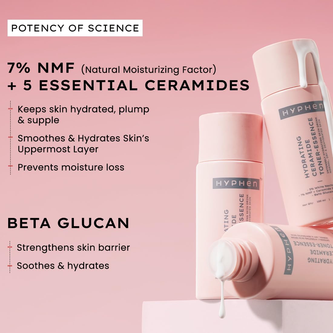 Hyphen Ceramide-NMF Milky Face Toner 100ml – Hydrating Essence