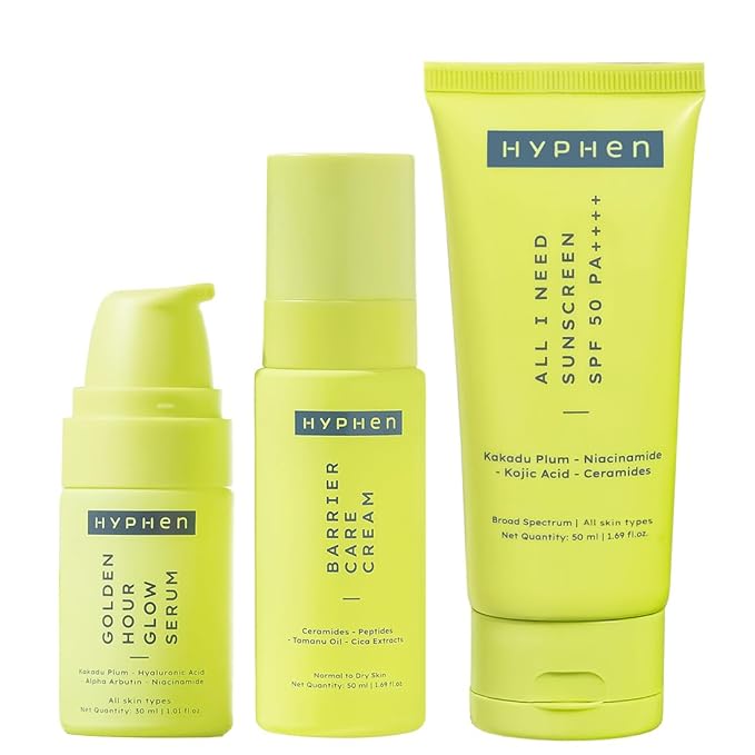 Hyphen Daily Face Care Kit 3pcs | Dry Skin Hydration Pack