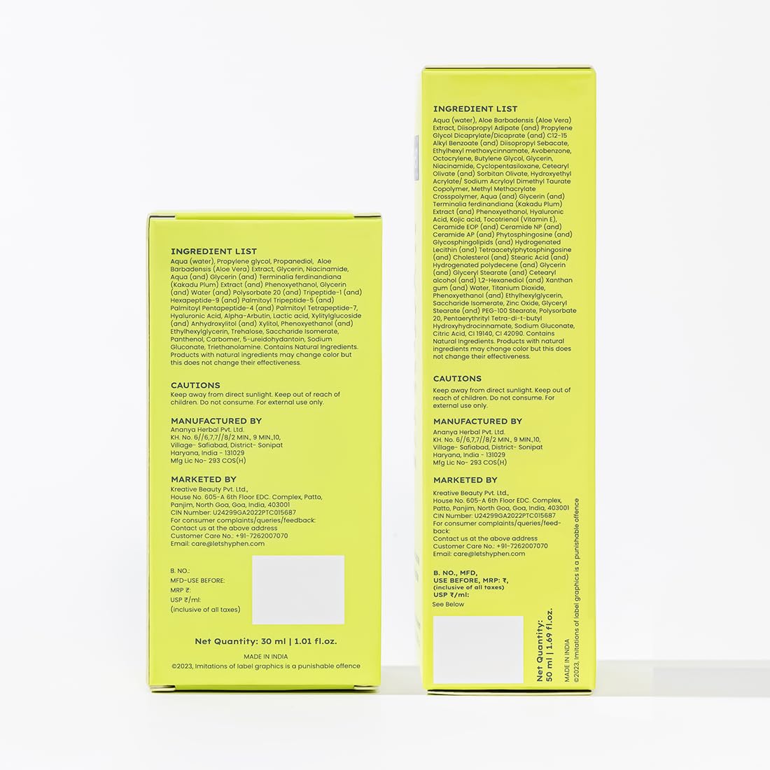 Hyphen Day-Care Kit 2pcs | Glow Serum & SPF 50 Sunscreen
