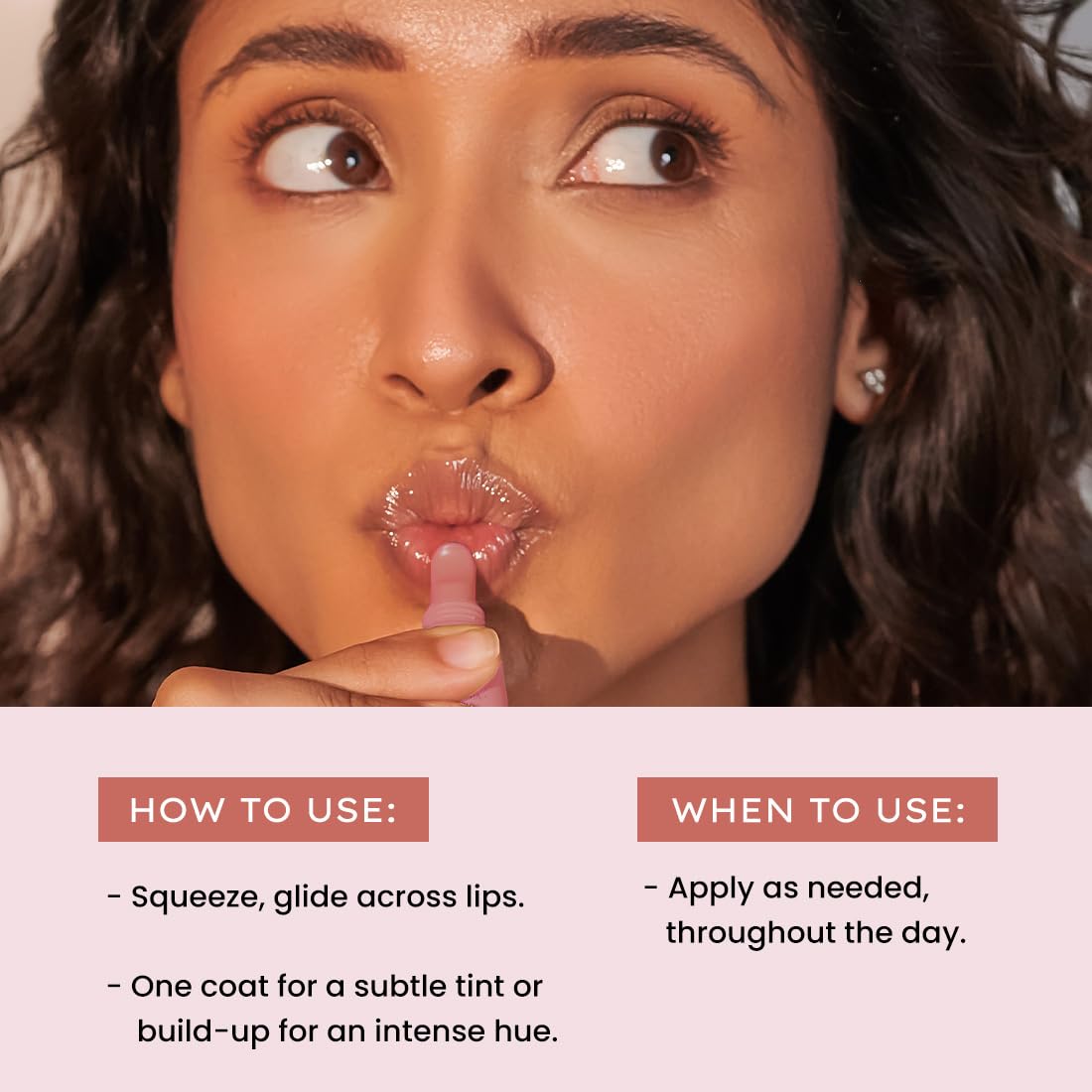 Hyphen Hazel Tinted Lip Balm 10g | Vitamin E & Peptides